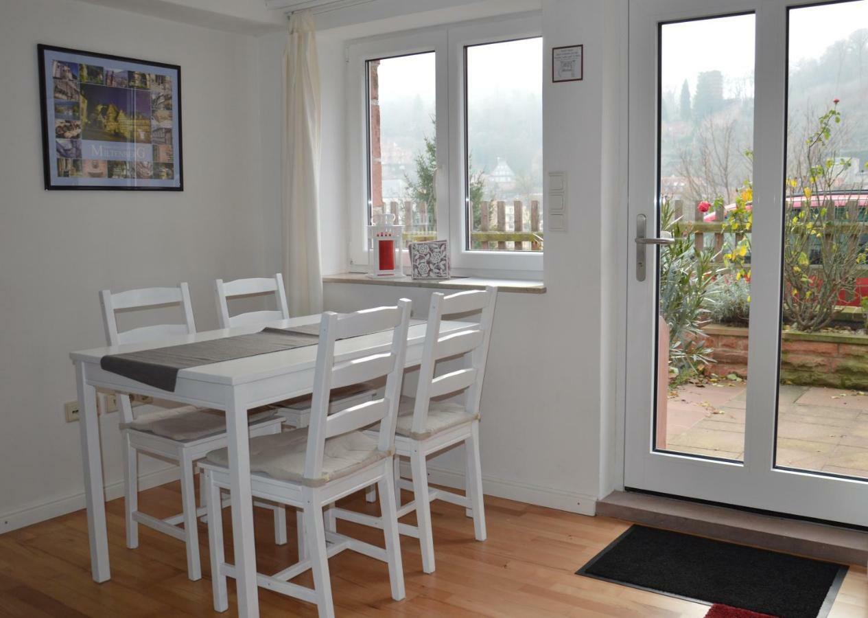 Panorama-Blick Miltenberg, 3 Pers., Zentr., Am Main, Terrasse, Bootverleih, P Luaran gambar